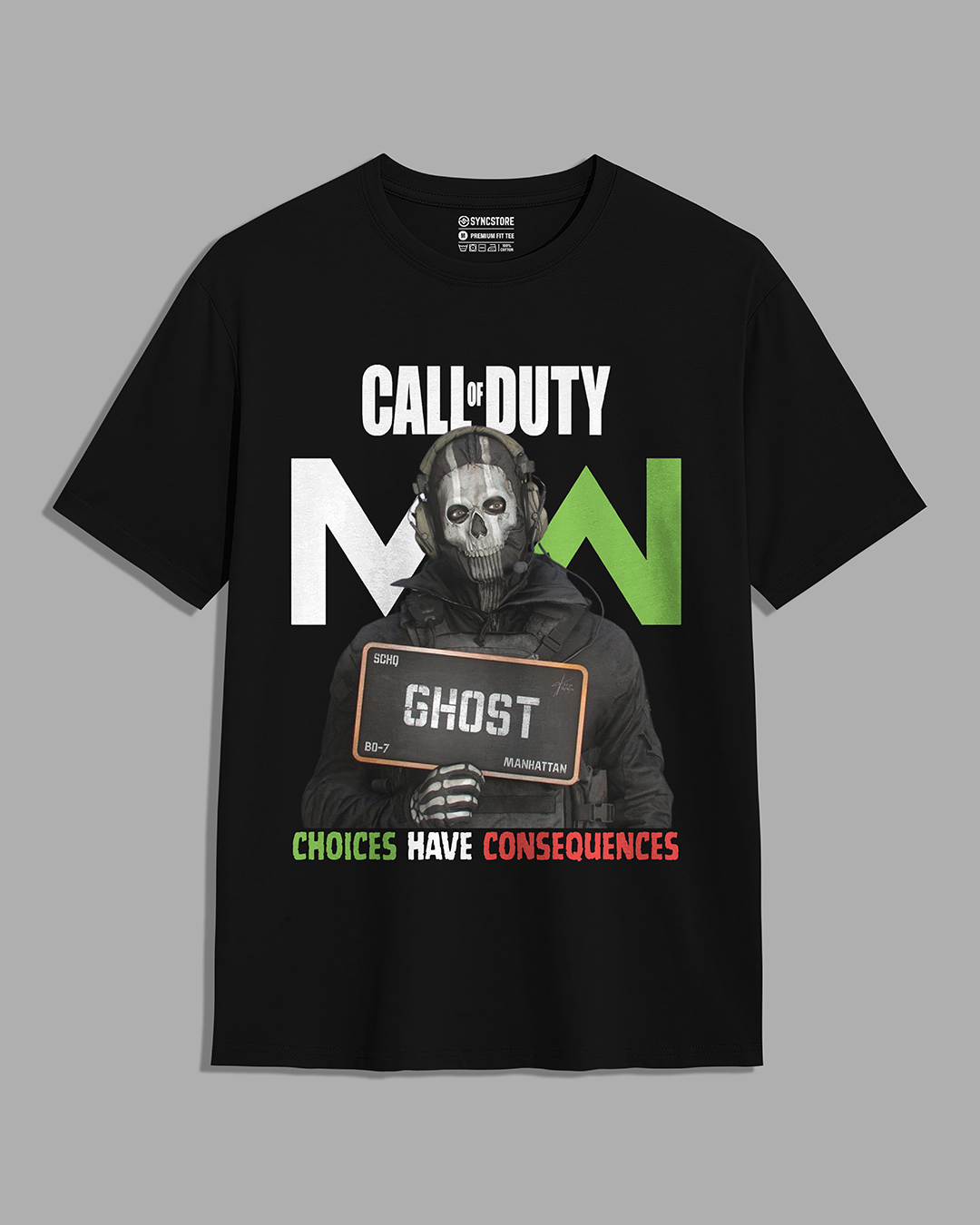 Call Of Duty MW Ghost Gaming Tshirt
