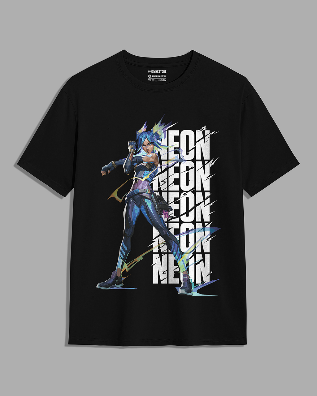Neon Premium Valorant Gaming Tshirt