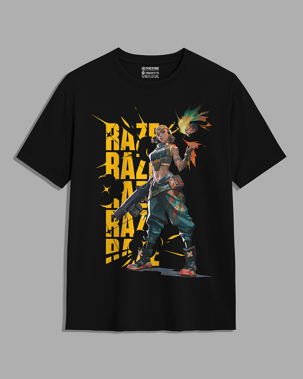 Raze Premium Valorant Gaming Tshirt