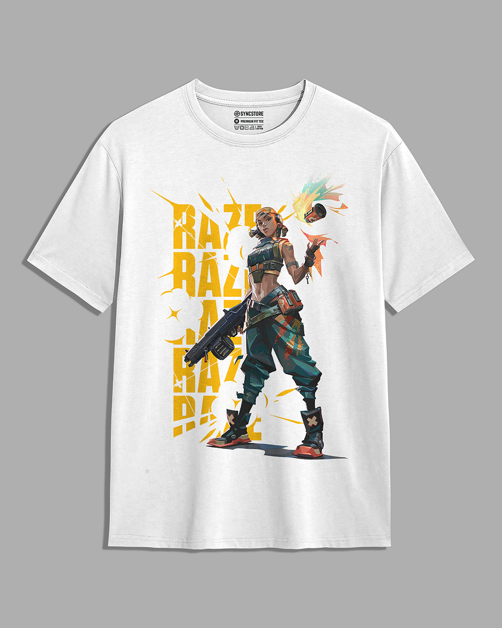 Raze Premium Valorant Gaming Tshirt