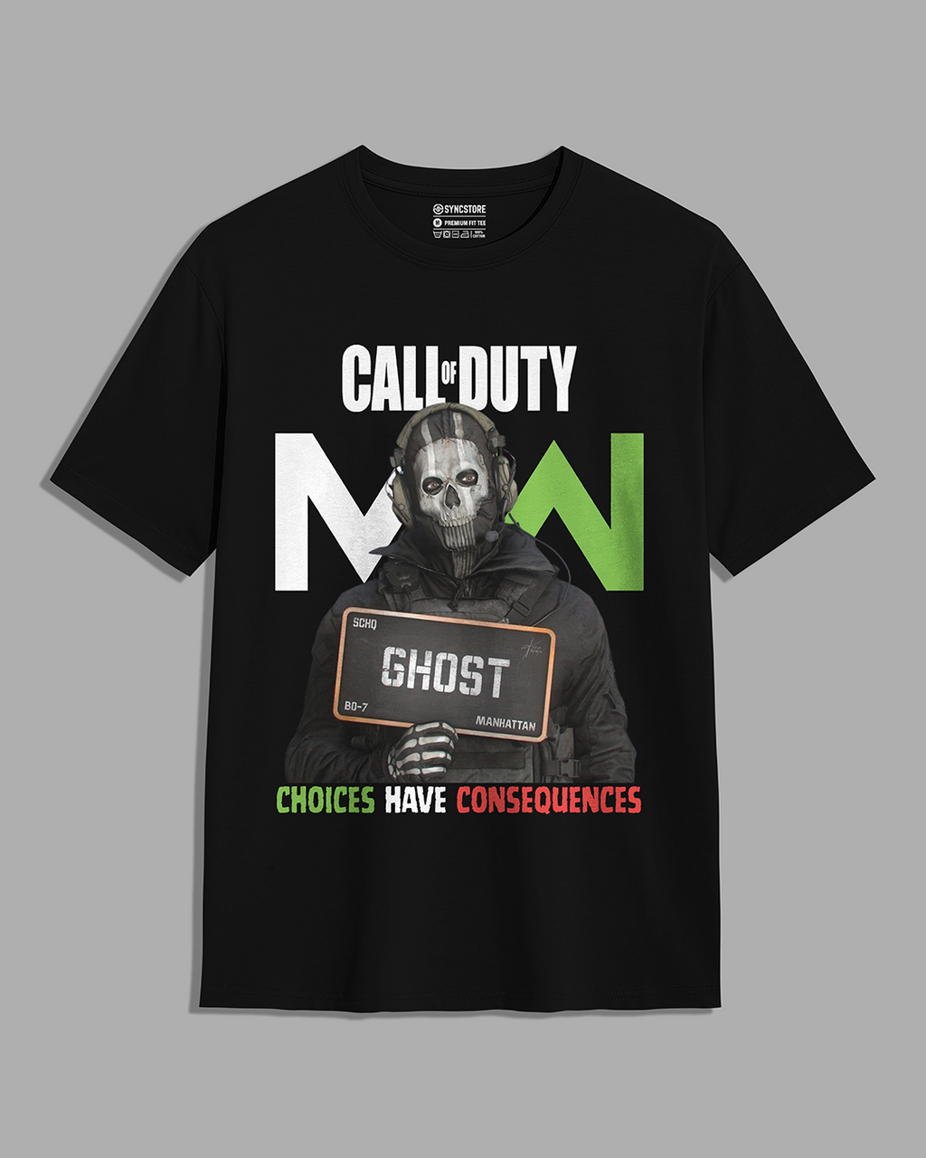 Call Of Duty MW Ghost Gaming Tshirt