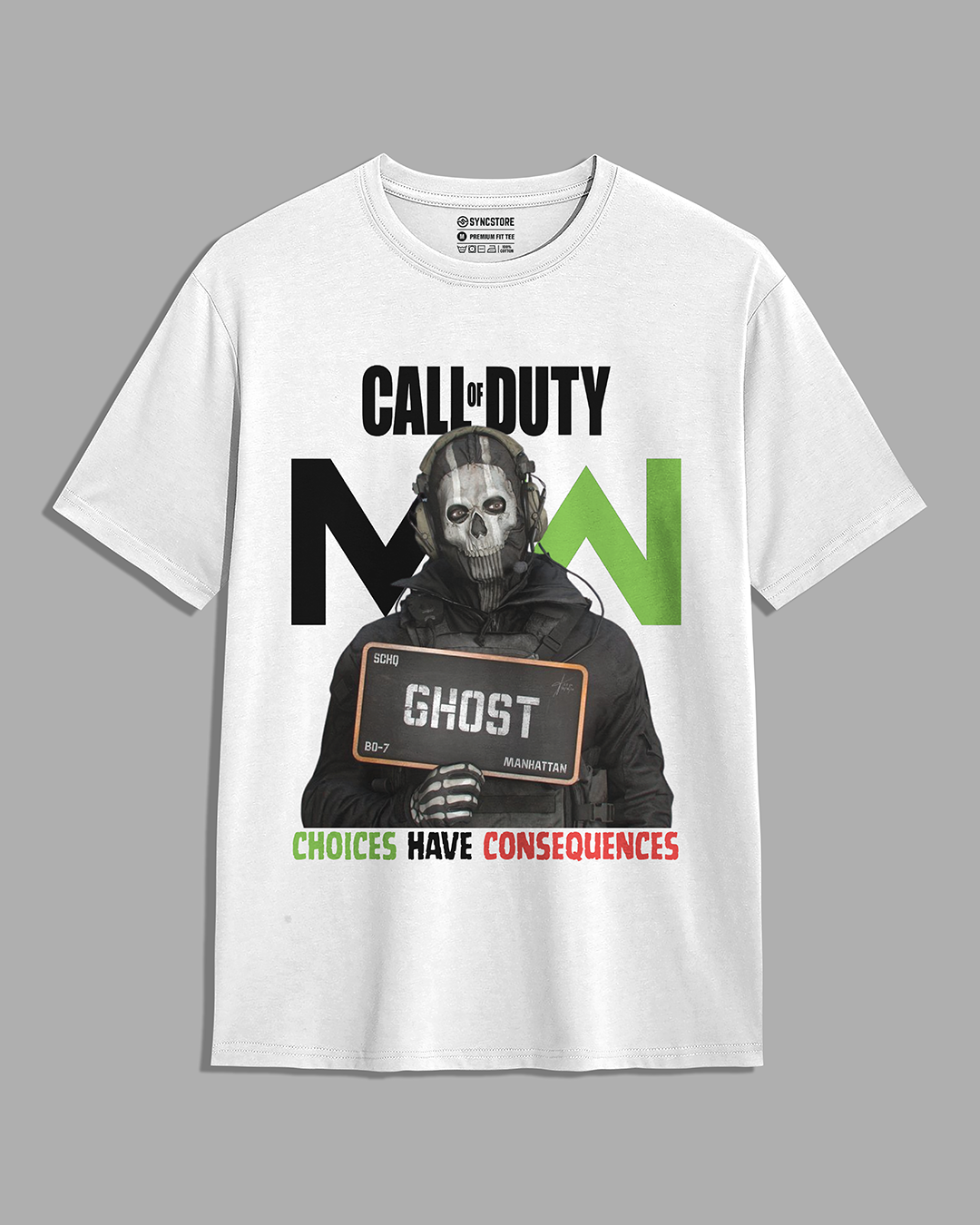 Call Of Duty MW Ghost Gaming Tshirt